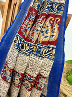 Sindhoora- Handwoven Mangalagiri Silk-Cotton Saree with Nizam Border & Kalamkari Hand Block Print (Copy) (Copy) (Copy) (Copy)