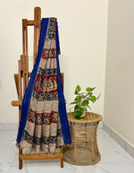 Sindhoora- Handwoven Mangalagiri Silk-Cotton Saree with Nizam Border & Kalamkari Hand Block Print (Copy) (Copy) (Copy) (Copy)
