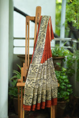 Dobara - Brown - Preloved Sico Saree