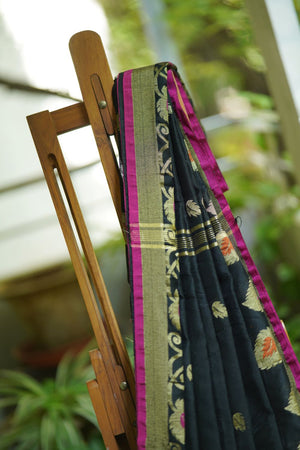 Dobara - Black - Preloved  Saree