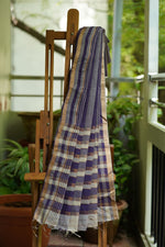 Dobara - Purple - Preloved Cotton Saree