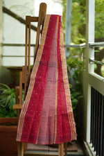 Dobara - Red - Preloved Cotton Saree