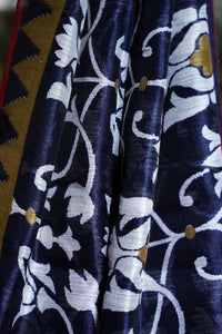 Dobara - Navy Blue - Preloved Art Silk