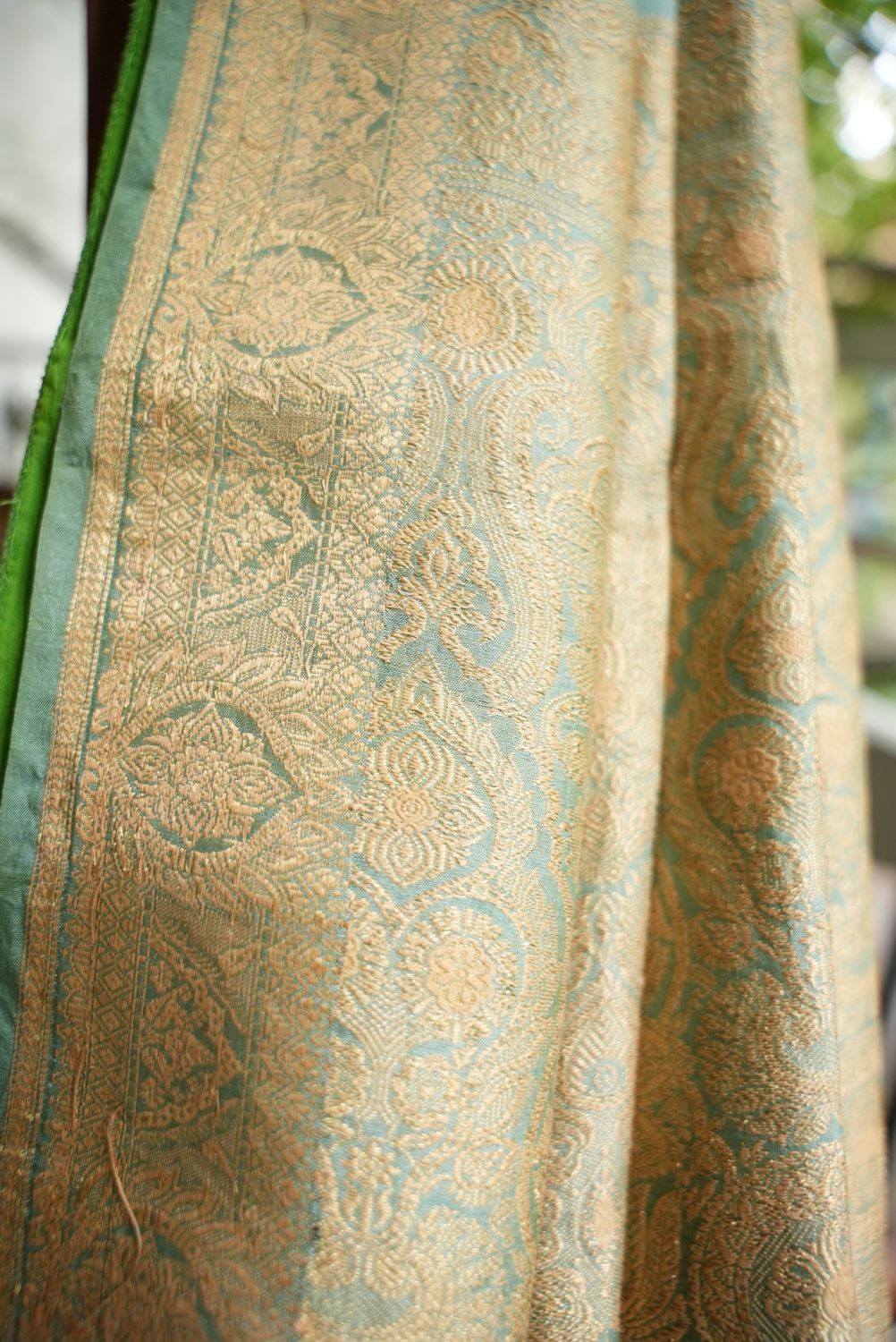 Dobara - Hari Bhari - Preloved Benarsi Silk Cotton Saree