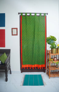Antara - Madurai Door Curtain - Green