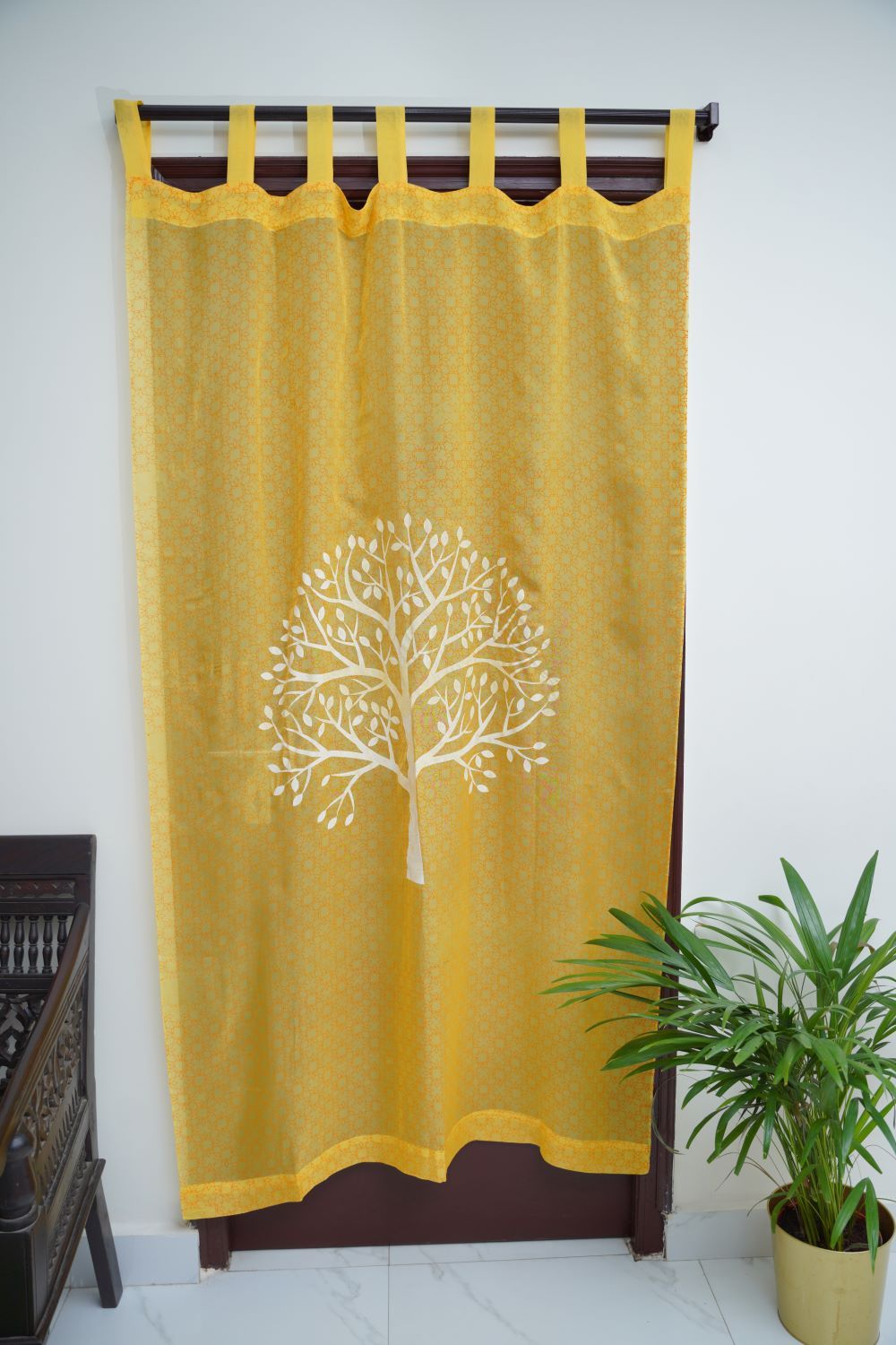 Antara - Door Curtain - Yellow/White