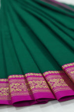 Narayanpet Cotton Saree - Green