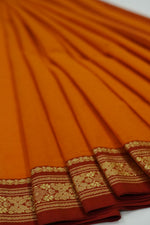 Narayanpet Cotton Saree - Yellow