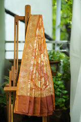 Dobara - Onion Pink - Preloved Blend Silk  Saree