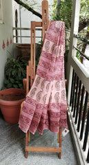 Dobara - Multi - Preloved Kosa Silk Saree