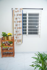 Antara - Bagru Window Curtain - White