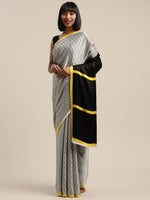 Six Yards Plus | Geometrics | Signature Liva Saree | Sustainable Saree