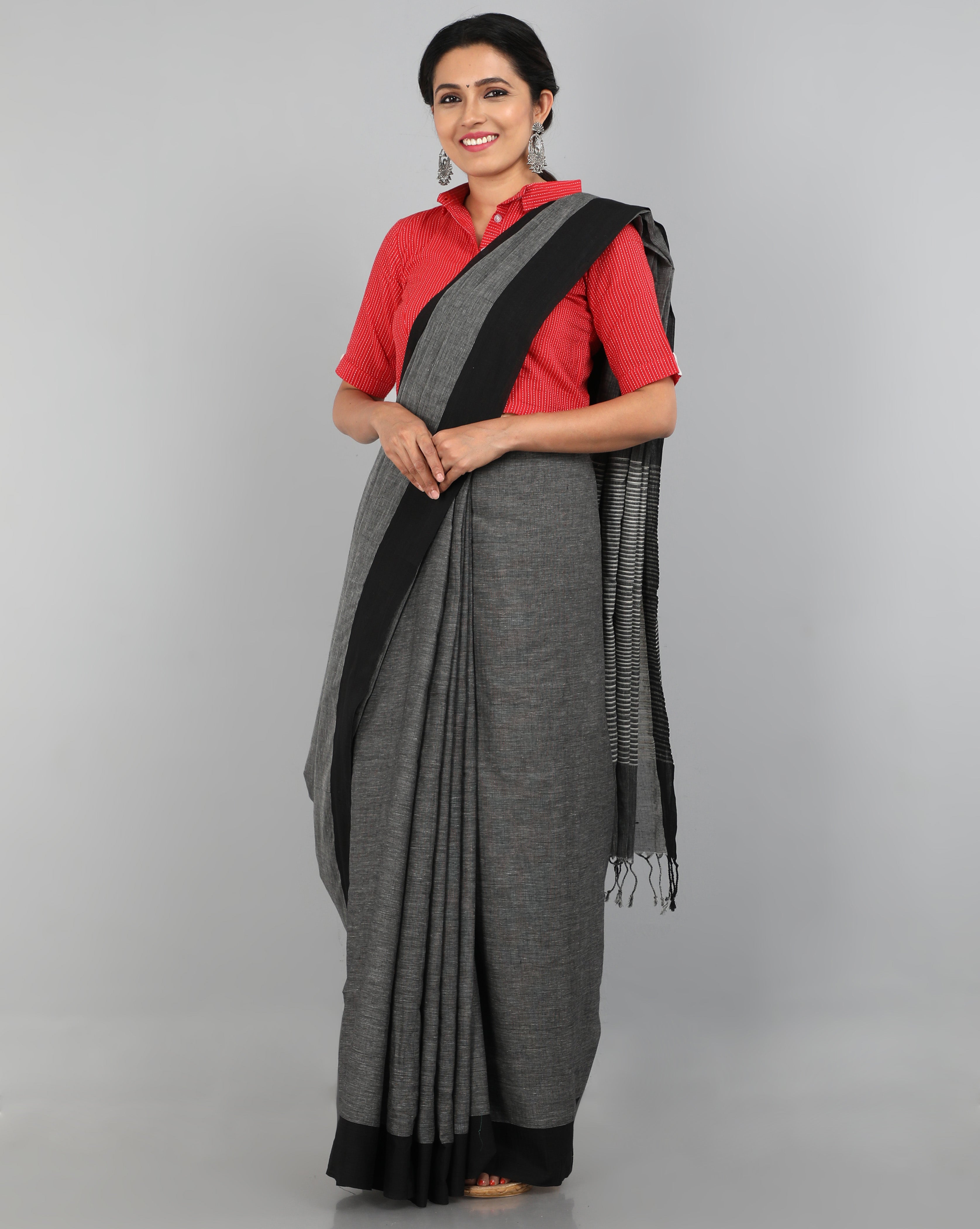 Dhaka Cotton - Plain - Grey