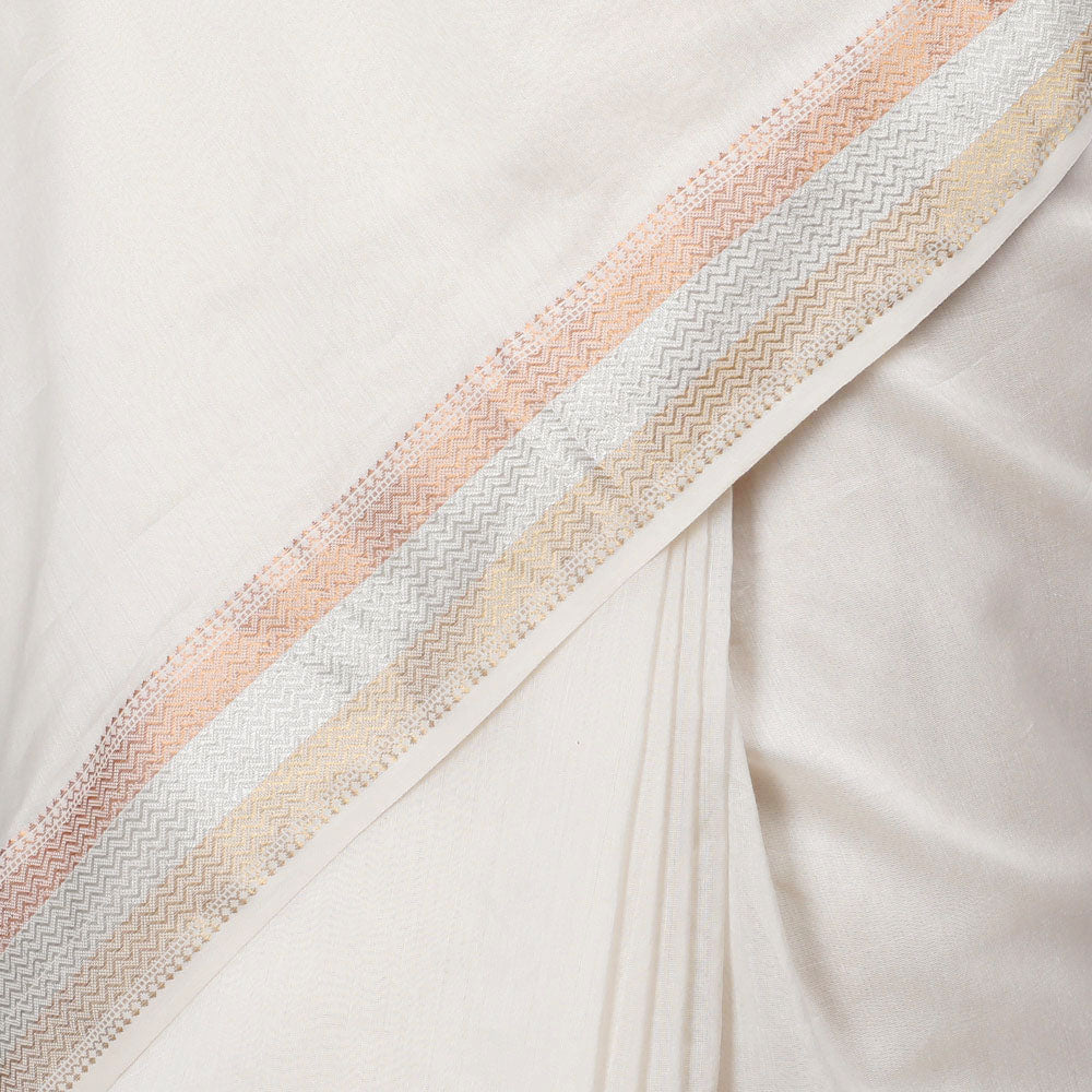 Six Yards Plus | Maheshwari Saree | Trimetal Saree