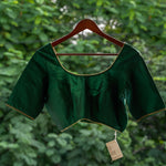 Cotton Silk Blouse - Green