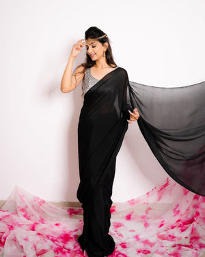 Six Yards Plus | Chiffon Saree | Bollywood Saree