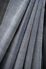 Mangalagiri Cotton Silver Nizam Border Saree - Grey