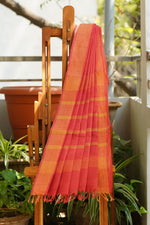 Dobara- Pink - Preloved Cotton Handloom Saree