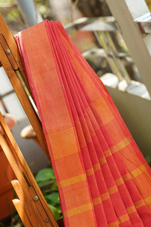 Dobara- Pink - Preloved Cotton Handloom Saree