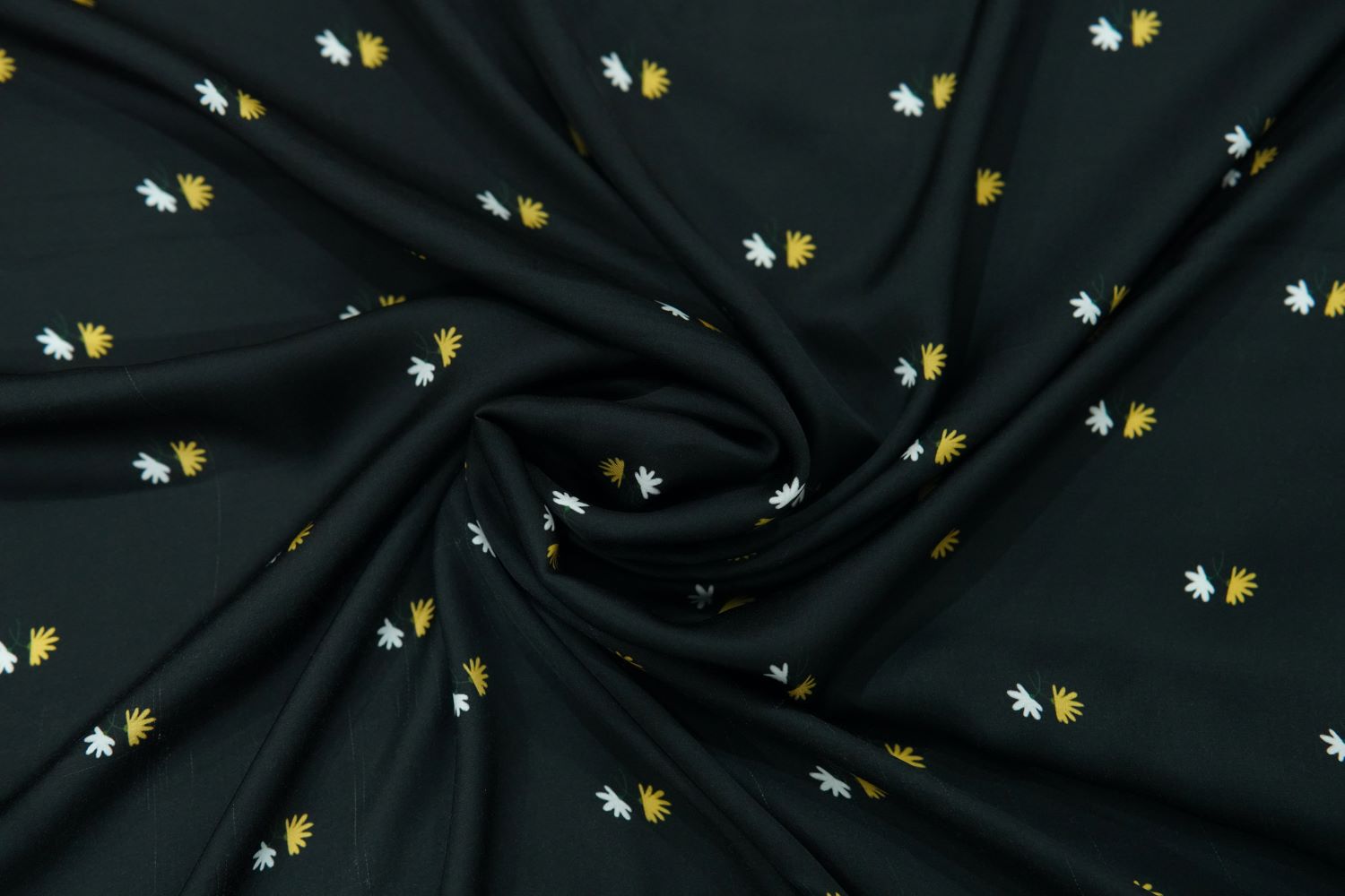 Fabric - Modal Satin - Chamanti - Black