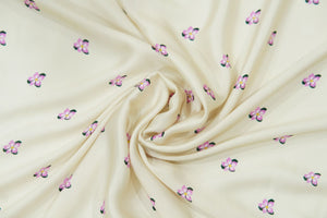 Fabric - Modal Satin - Sadhaphuli - Cream