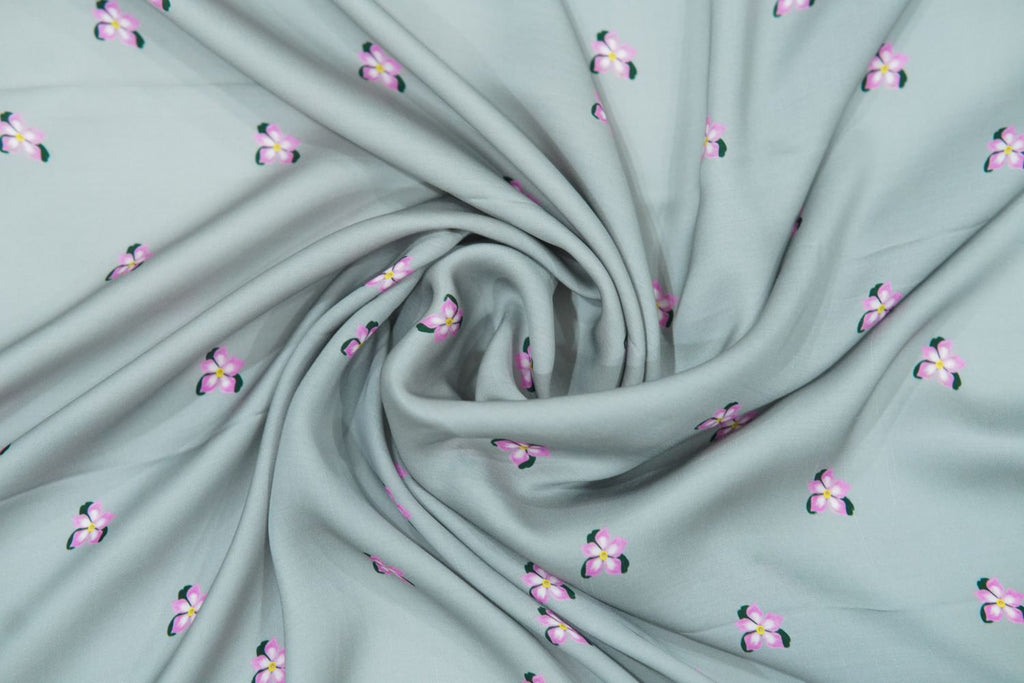 Fabric - Modal Satin - Sadhaphuli - Grey