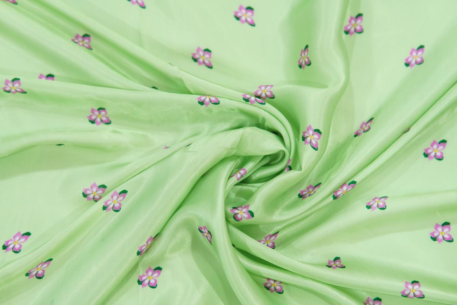 Fabric - Modal Satin - Sadhaphuli - Pale Green