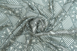 Fabric - Satin Modal  - Broken Glass Print