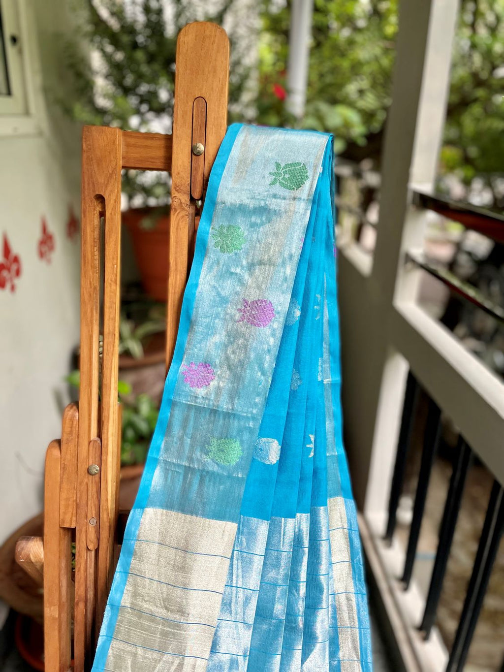 Venkatagiri Silk Cotton- Blue